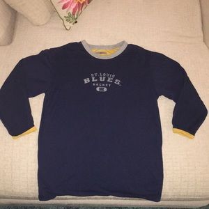 ST LOUIS BLUES LONG SLEEVE T SHIRT